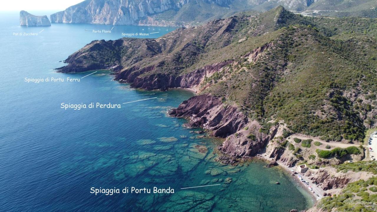 Вилла Il Dolce Risveglio Tanca Piras Nebida Экстерьер фото